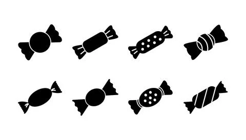 Candy icon vector. candy vector icon Stock Illustration