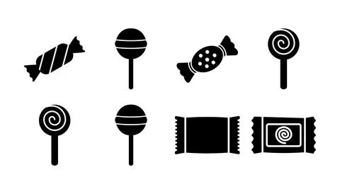 Candy icon vector. candy vector icon Stock Illustration