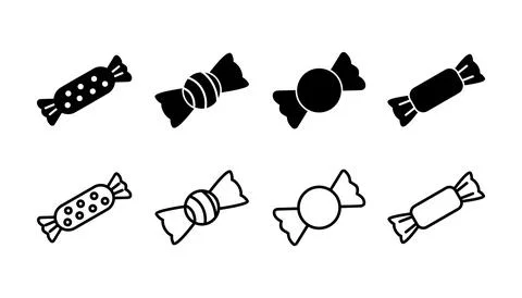 Candy icon vector. candy vector icon Stock Illustration