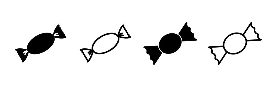 Candy icon vector. candy vector icon Stock Illustration