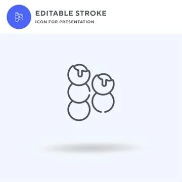 Candy icon vector, filled flat sign, solid pictogram isolated on white, logo Illustrazione stock