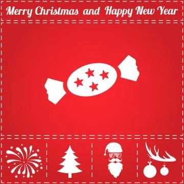 Candy Icon Vector Stock Illustration