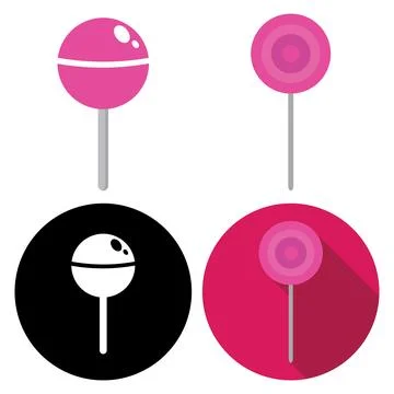 Candy icon vector Stock Illustration
