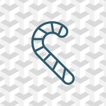 Candy icon, vector illustration. Flat design style Stock Illustration