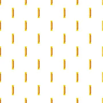 Candy iin yellow wrap pattern 스톡 일러스트