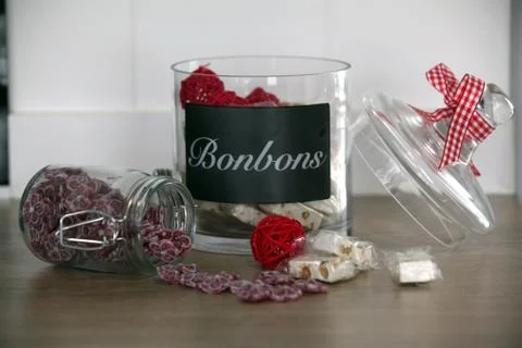 Candy jar Stock Photos