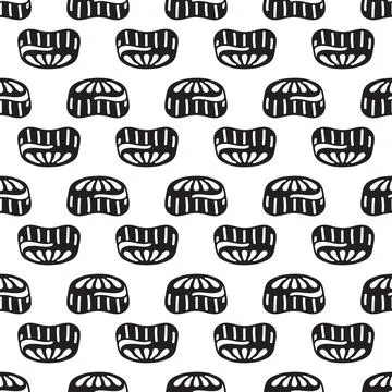 Candy jelly pattern seamless vector Stock Illustration