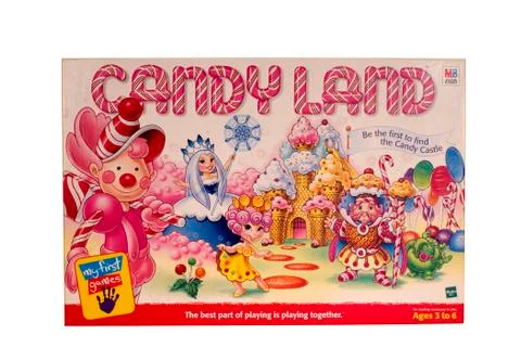 Candy Land game 库存照片