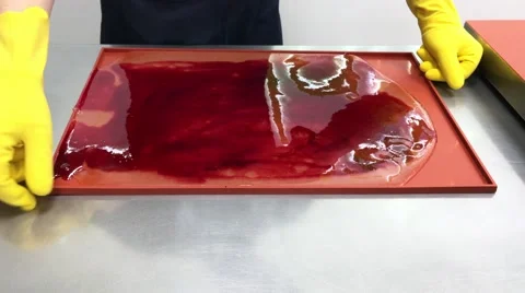 Candy maker making lollipops in confectionery in 4K UHD video. Stock Footage 63632450