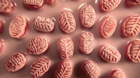 Candy on Milk Stock Footage 285769988