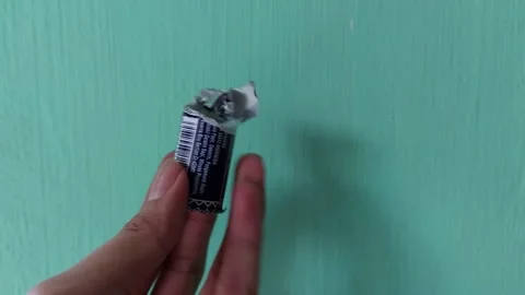 A candy with a mint flavor branded Davos Video stock 233486108