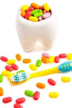 Candy molar Stock Photos