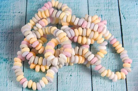 Candy necklace Foto stock