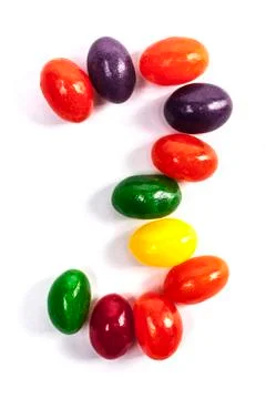 Candy Number 3 Stock Photos