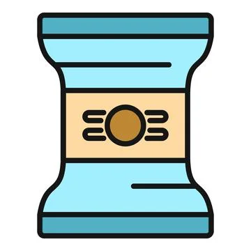 Candy pack holding sweets or cough drops icon Ilustração Stock
