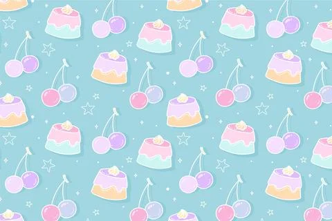 Candy pastel color pattern design Stock Illustration