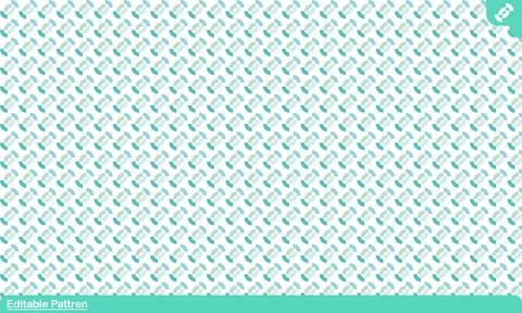 Candy pattern light blue background Illustrazione stock