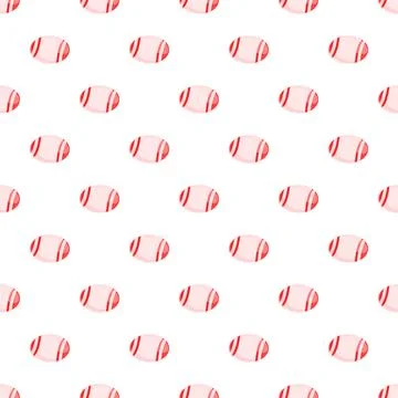 Candy pattern with striped pink sweets background 库存插图