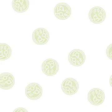 Candy pear glyph seamless pattern Stock Illustration