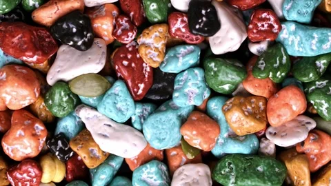 Candy pebbles. Stock Footage 242016435