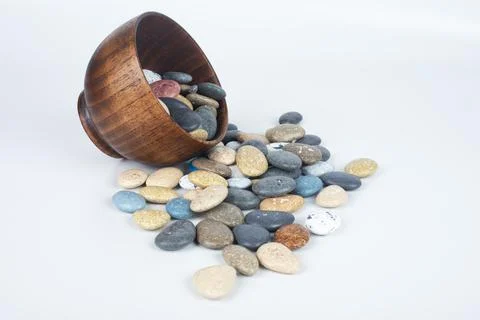 Candy pebbles. sweets in the form of colored stones. colorful candies background Stock Photos