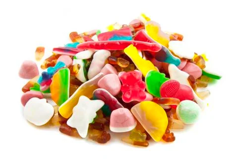 Candy on a pile Stock Photos
