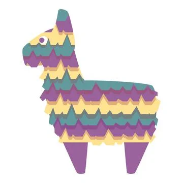 Candy pinata icon cartoon vector. Carnival pinata Illustrazione stock