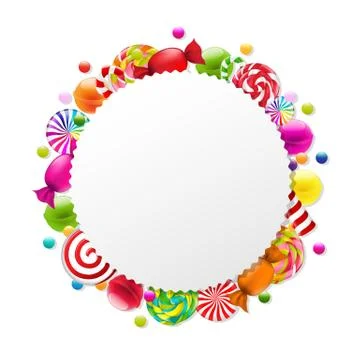 Candy Poster Stock Illustration