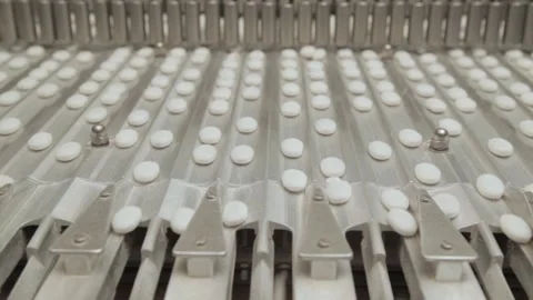 Candy Production Line Stock Footage 157746140