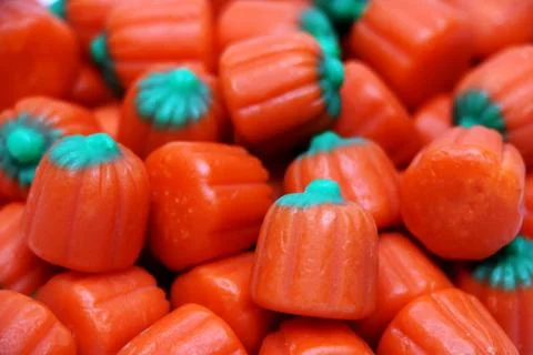 Candy Pumpkins Stock Photos