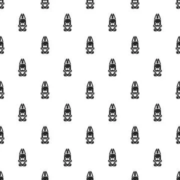 Candy rabbit pattern seamless Illustrazione stock