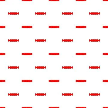 Candy red sweets seamless repeating pattern illustration Stock Illustration