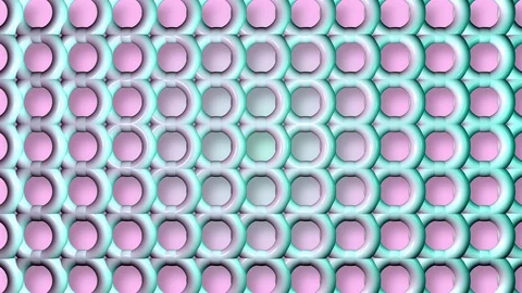 Candy rings in a sweet rotating movement turquoise Stock Footage 103724723