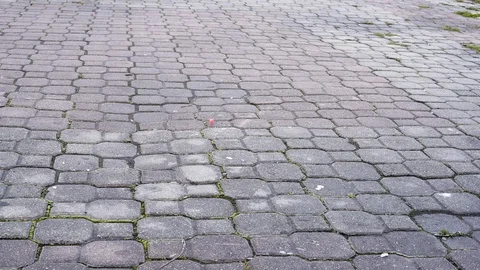 Candy rolls on the sidewalk . The child dropped the candy Stock Footage 104701644