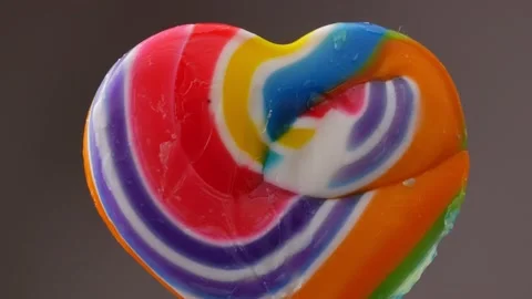 Candy rotation close up Stock-Footage 212921870