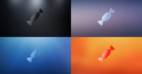 Candy S 3d Icon Stock Footage 74314216