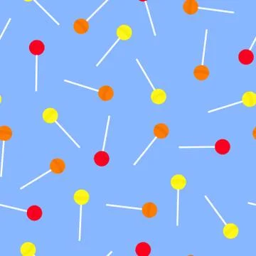 Candy seamless pattern. Stock Illustration