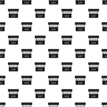 Candy selling pattern seamless Stock Illustration