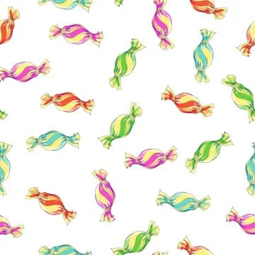 Candy set. Caramel. lollipops Stock Illustration