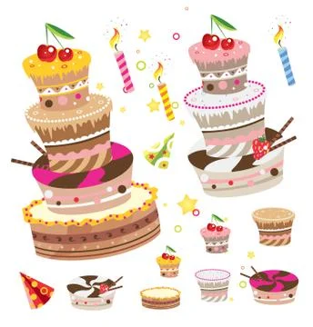 Candy set Stock Illustration