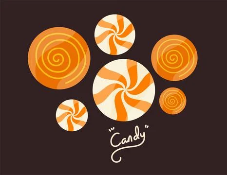 Candy set vector bundle for sweet candy bundle set vector Stock Illustration