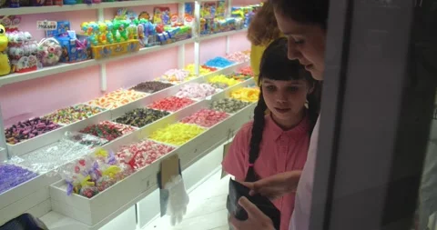 Candy shop Video stock 253266812