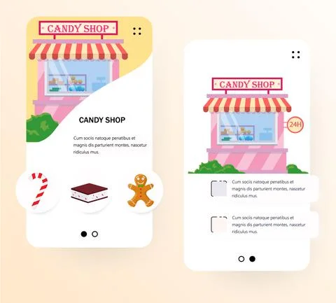 Candy Shop Stock Illustration