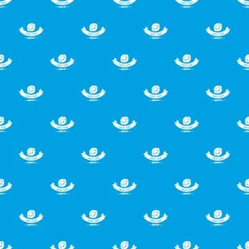 Candy shop quality pattern vector seamless blue Stock Illustration