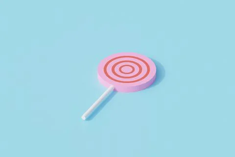 Candy single isolated object. 3d render illustration イラスト素材