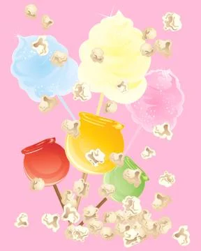 Candy snacks Stock Illustration