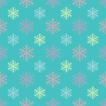 Candy snowflakes pattern Stock Illustration