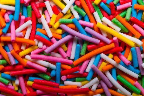 Candy sprinkles Foto stock