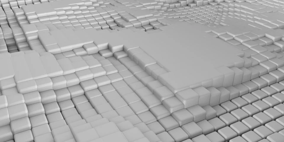 Candy Square Blocks Abstract Background Stock Illustration