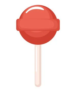 Candy in stick design Stock Illustration